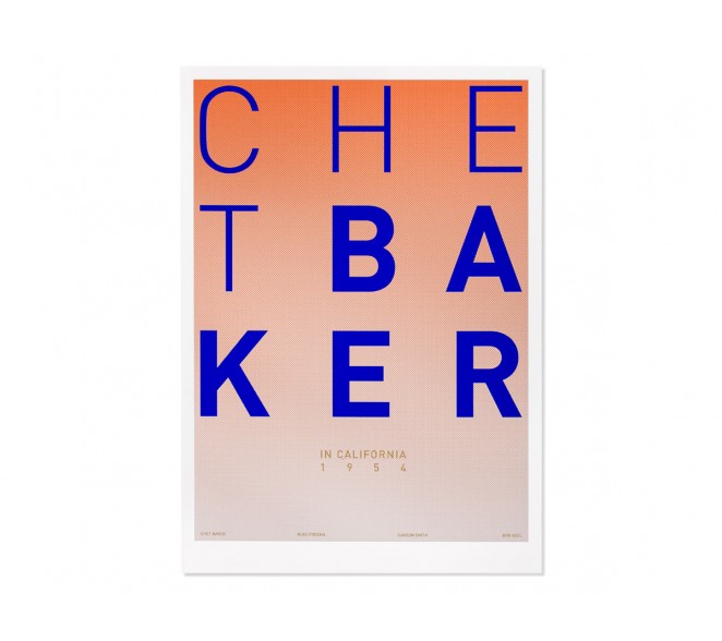 Print Gabriel Sáez - Chet Baker in California