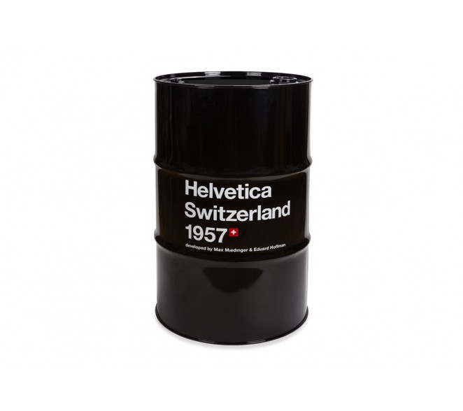 Barril Helvetica Preto