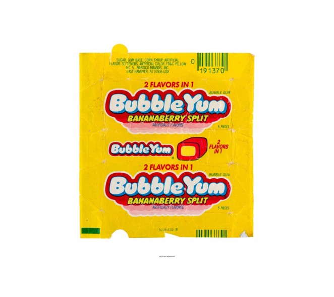 BUBBLE YUM BANANABERRY SPLIT 