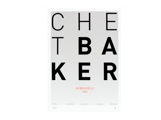 Print Gabriel Sáez - Chet Baker in Brussels