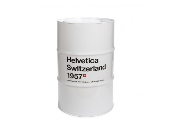 Barril Helvetica Branco
