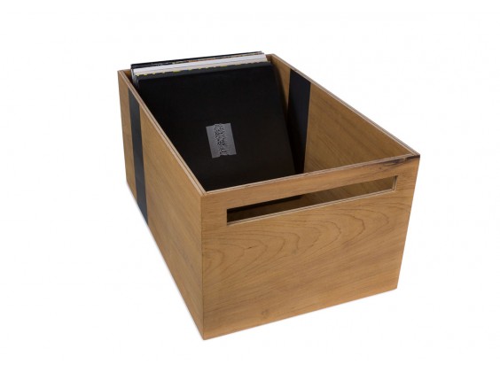 Caixa Madeira e Formica Preta