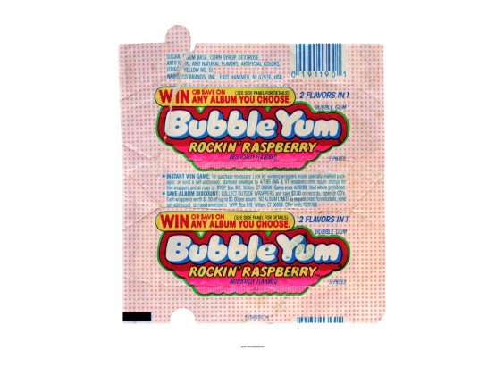 Bubble Yum Rockin' Raspberry - 50 cm x 40 cm