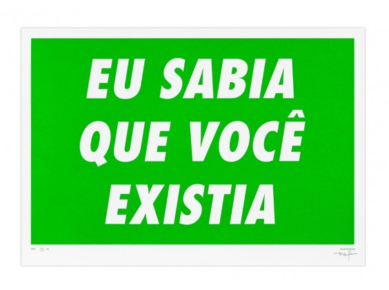 Print Felipe Morozini - Eu Sabia que Você Existia Verde