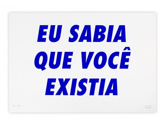 Eu Sabia que Você Existia - Yves Klein Blue