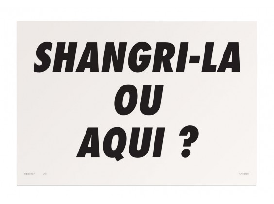 Print Felipe Morozini - Shangri-la ou Aqui