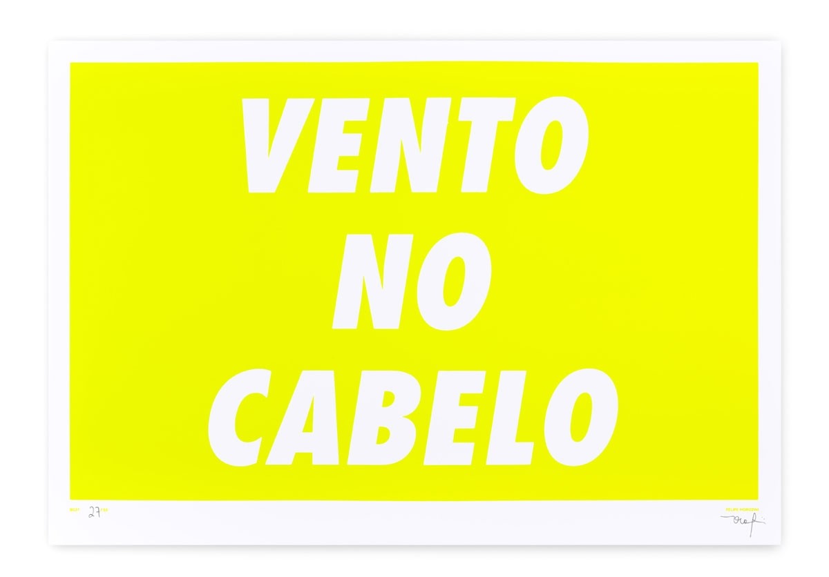 Vento no Cabelo - Amarelo Fluor