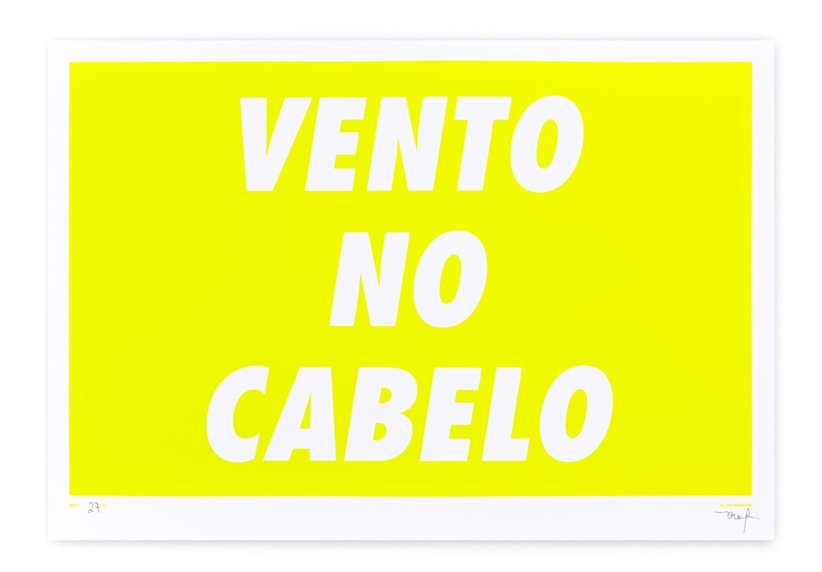 Vento no Cabelo - Amarelo Fluor